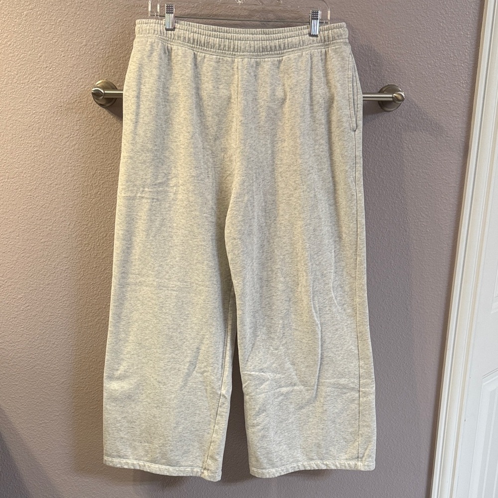 Aeropostale Light Gray wide leg sweatpants